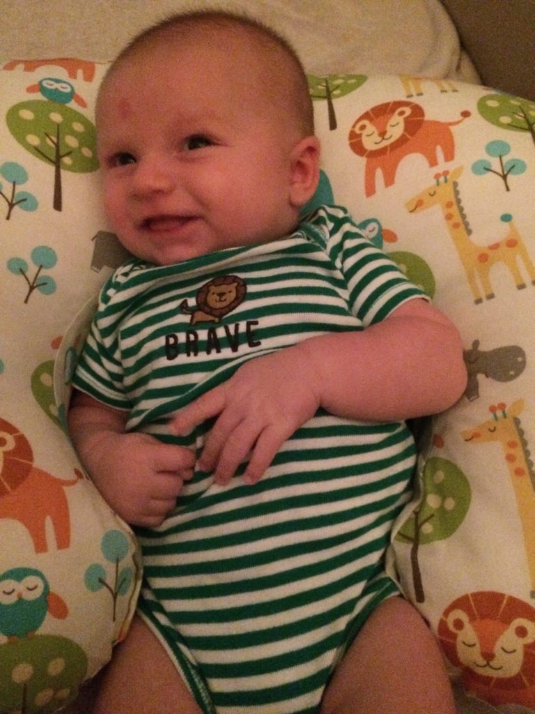 First smile on camera